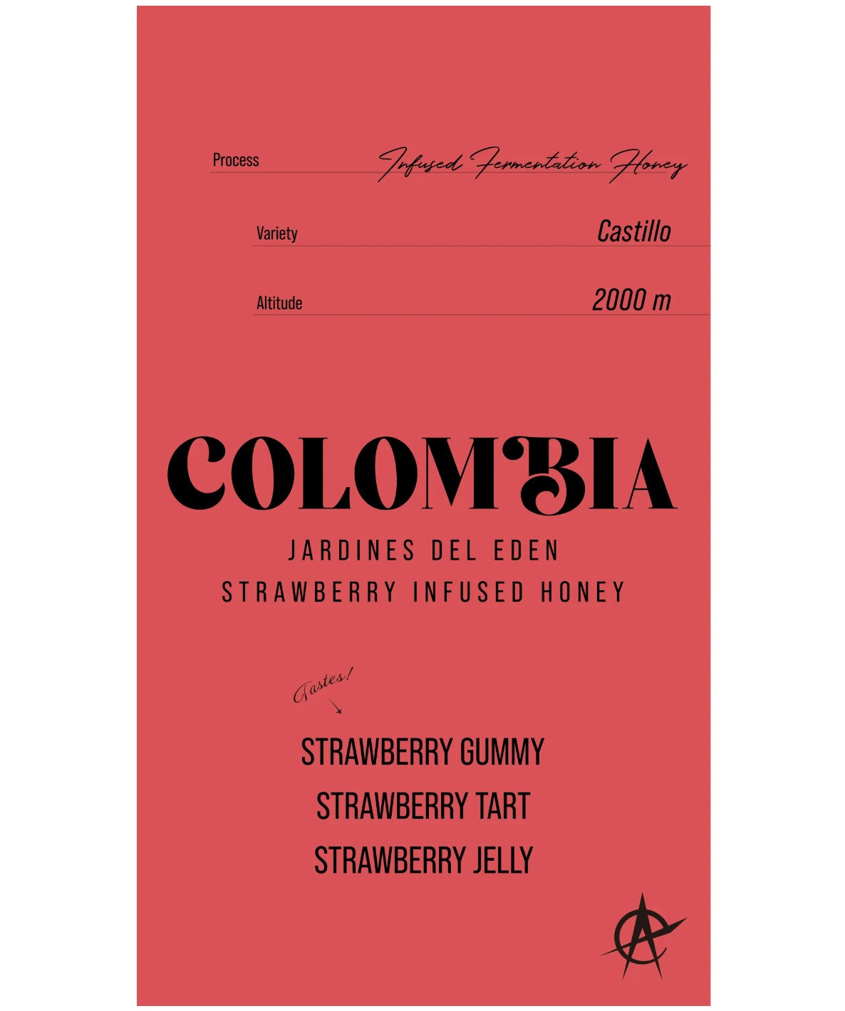 ACID - Colombia Jardines Del Eden Strawberry Infused Honey - (Colombia, Infused Fermentation Honey, Castillo)