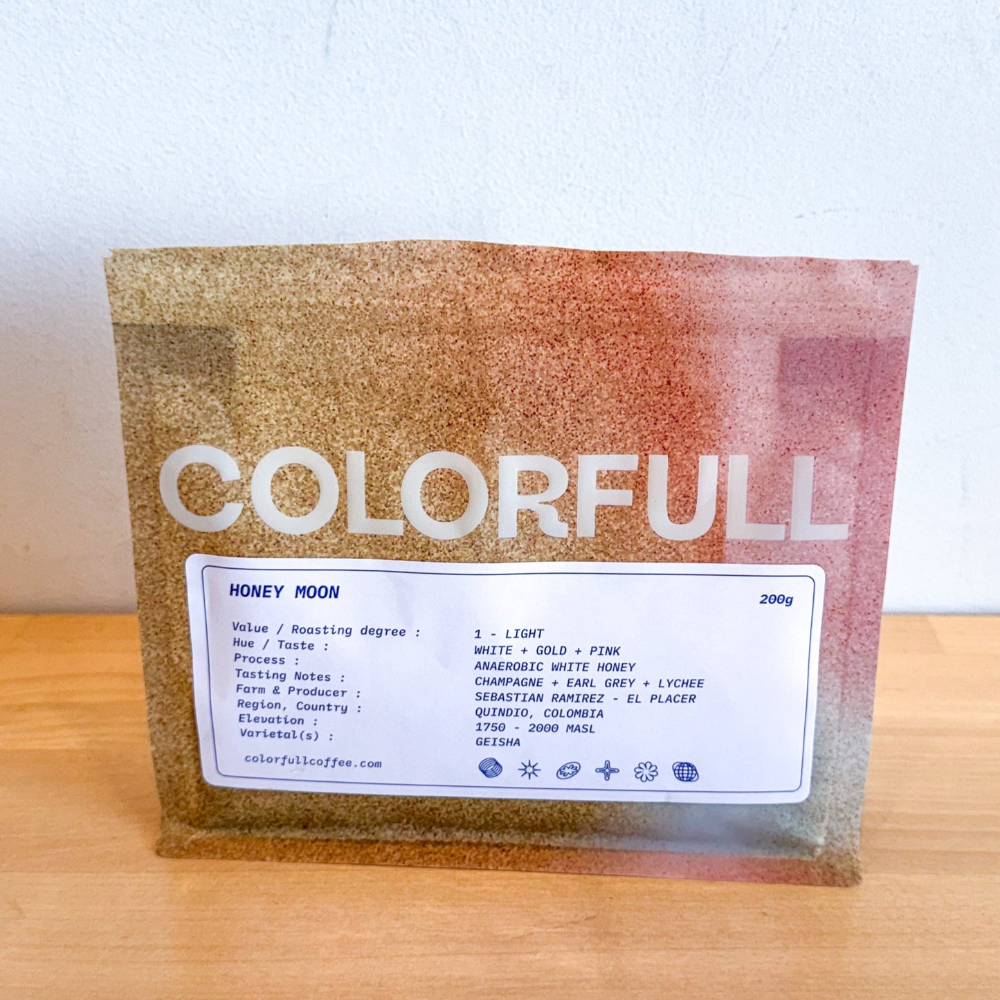 Colorfull - Honey moon - (Colombia, Anaerobic White Honey, Geisha)