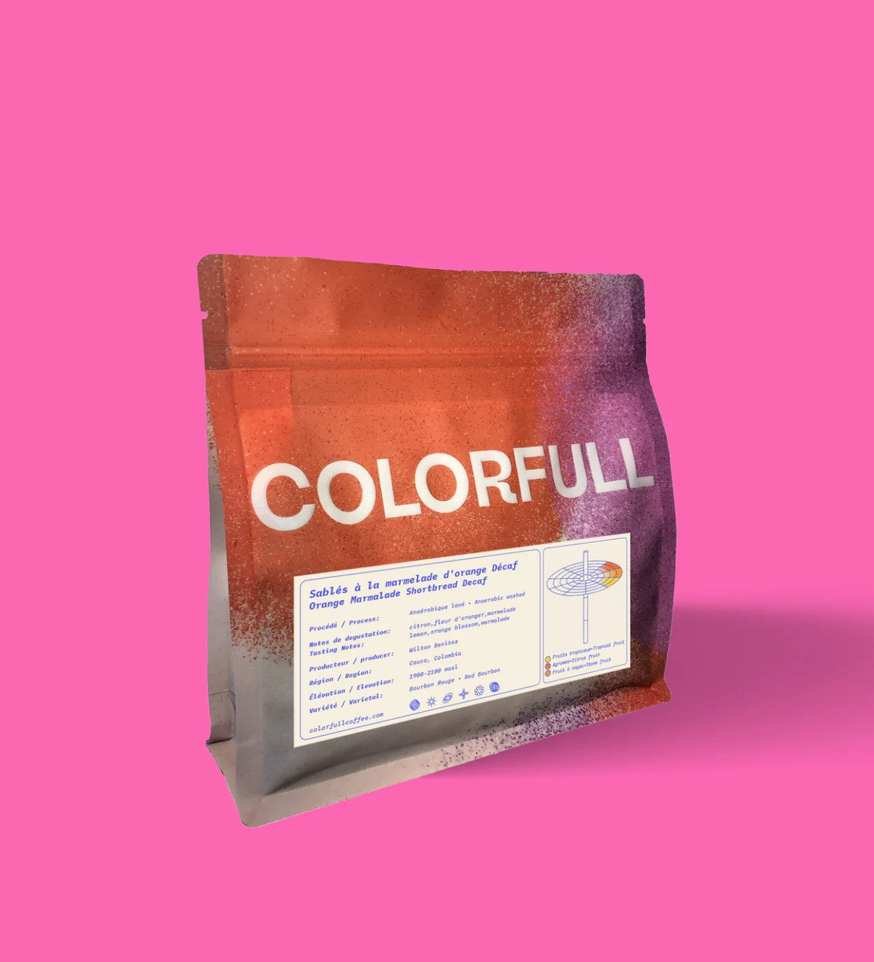 Colorfull - Orange Marmalade Shortbread Decaf - (Colombia, Anaerobic Washed, Red Bourbon)