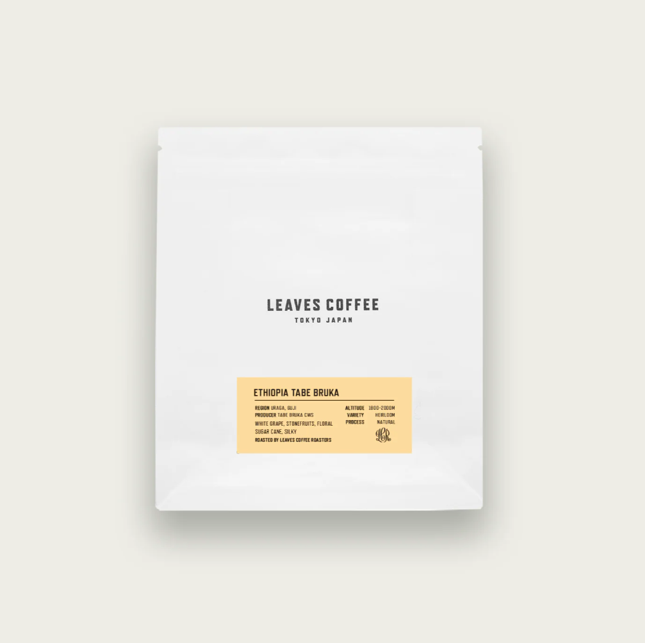 Leaves Coffee Tokyo - Ethiopia Tabe Bruka Natural- (Ethiopia, Natural, Guji)