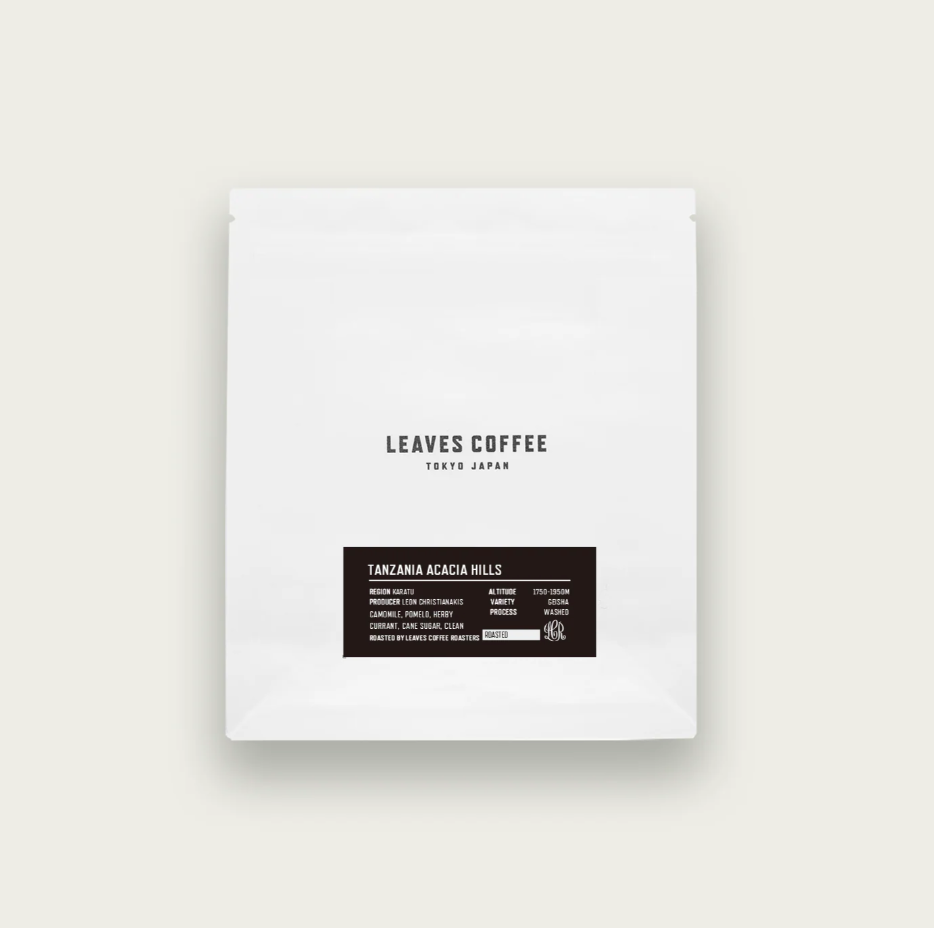 Leaves Coffee Tokyo - Tanzania Acacia Hills Geisha - (Tanzania, Washed, Geisha)