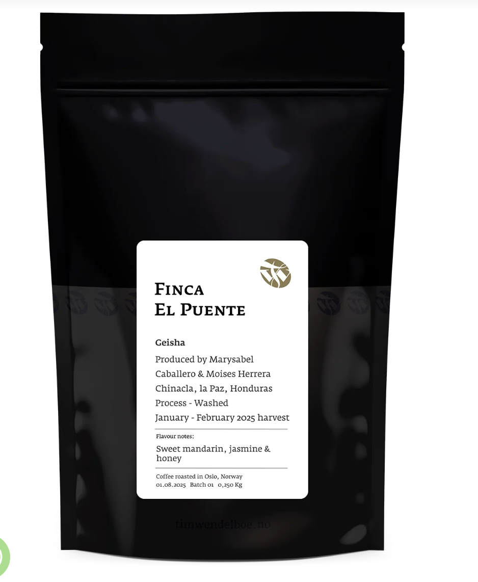 Tim Wendelboe - Finca el Puente Geisha - (Honduras, Washed, Geisha)
