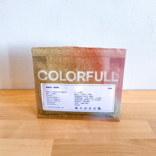 Colorfull - Honey moon- (Colombia, Anaerobic White Honey, Geisha)