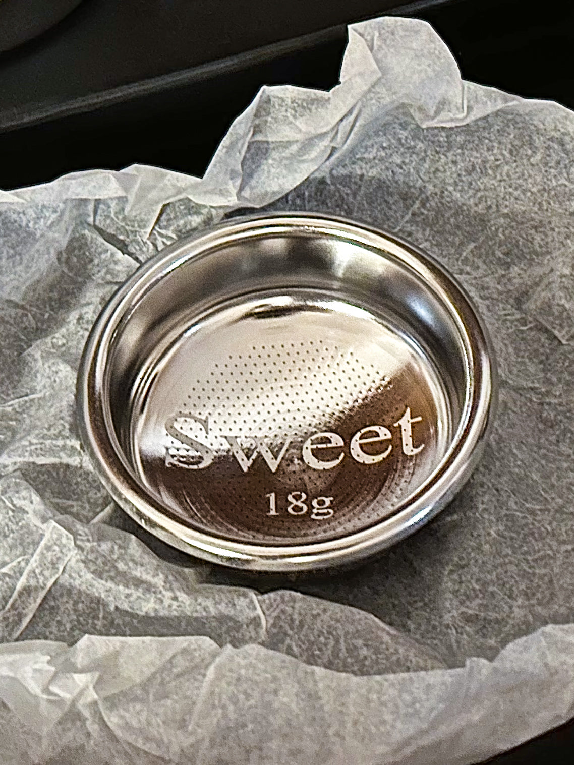 CHENGTECH - 58mm SWEET Stainless Steel Dome-Bottom Espresso Basket