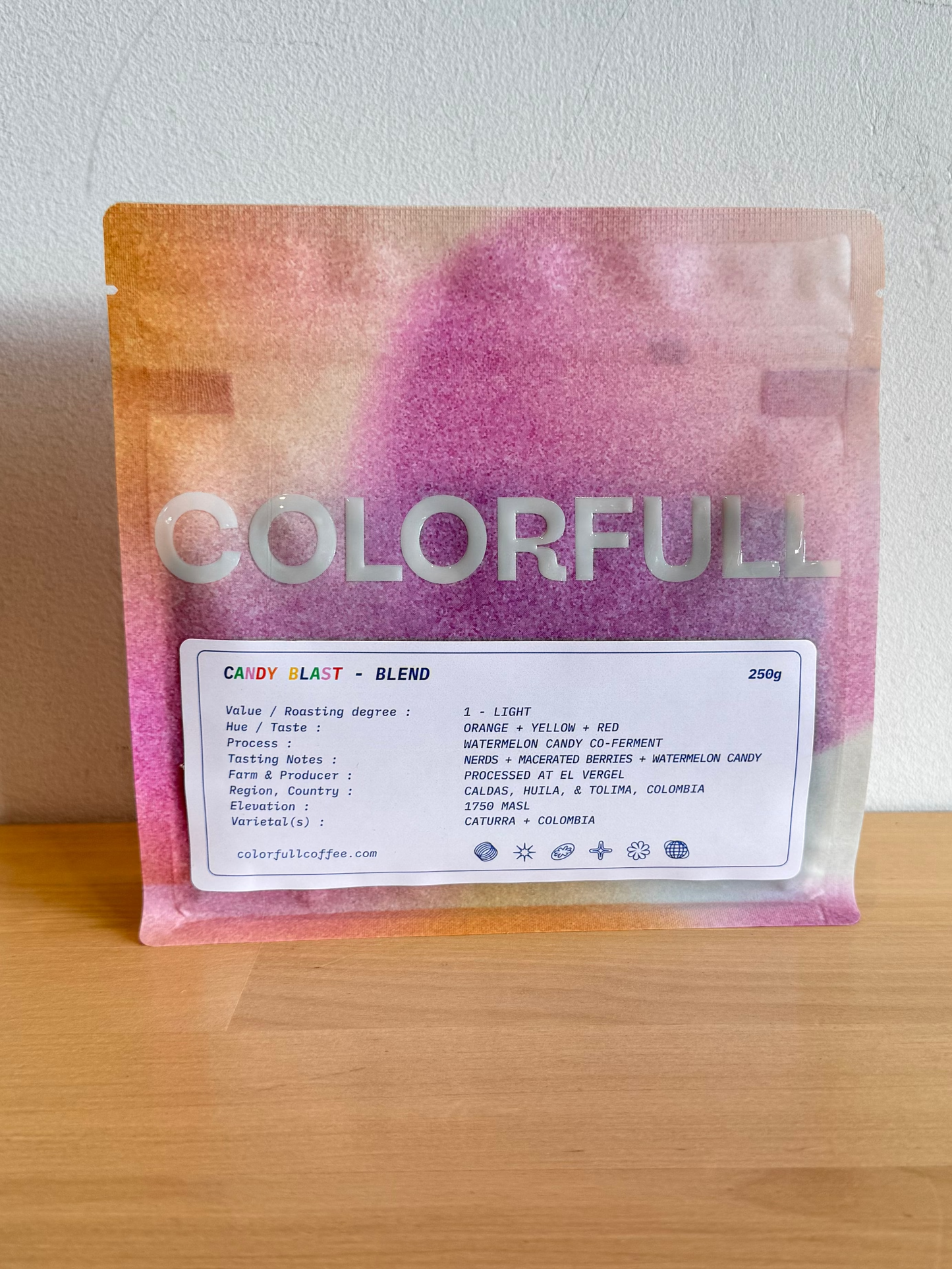 Colorfull - Candy Blast - (Blend, watermelom candy co-ferment,  Caturra Colombia)