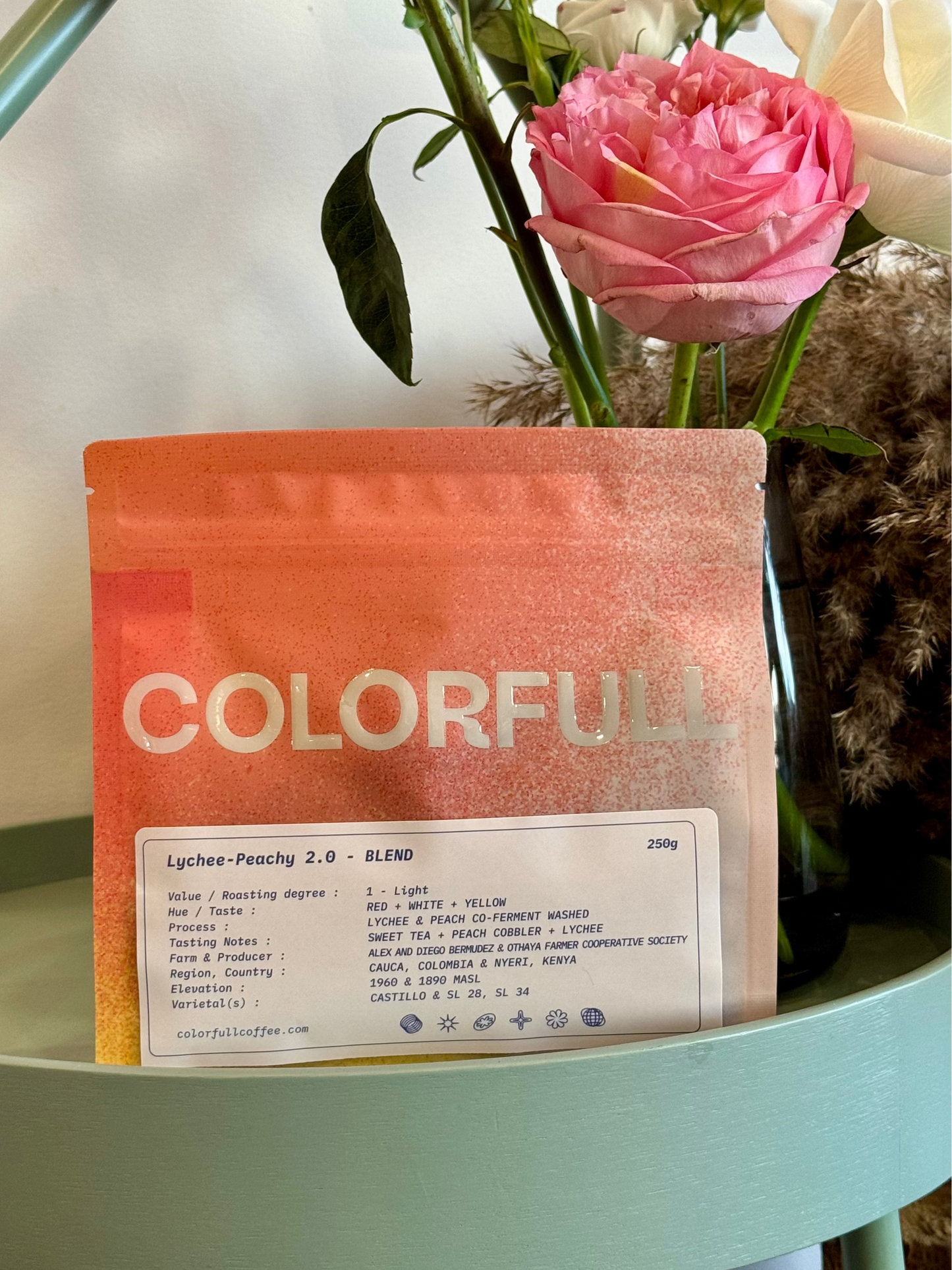 Colorfull - Lychee Peachy  2.0 - (Colombia&Kenya, Blend)