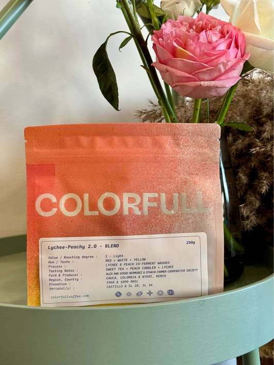 Colorfull - Lychee Peachy  2.0 - (Colombia&Kenya, Blend)