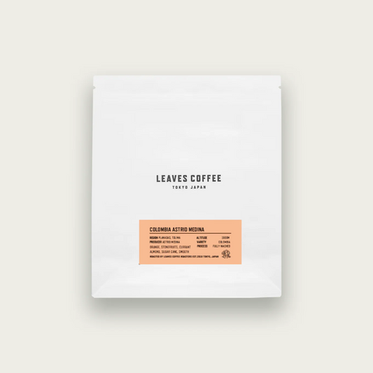 Leaves Coffee Tokyo - Colombia Astrid Medina- (Colombia, Fully Washed, Planadas)