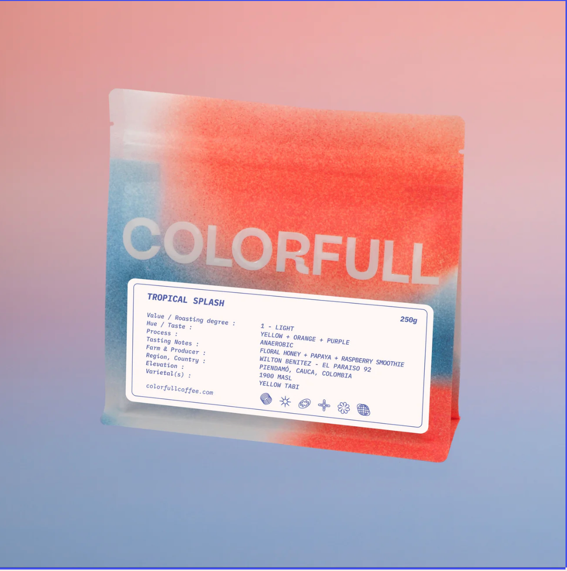 Colorfull - Tropical Splash - (Colombia / Granja Paraiso 92 / Yellow Tabi)